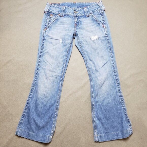 True Religion Denim - Vintage Y2k True Religion Low Rise Premium Wash Flare Sammy Jeans